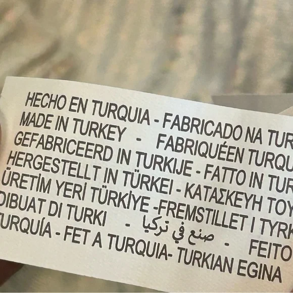 Zara multicolored abstract print pleated kimono sleeve wrap blouse top M NWOT - Picture 16 of 16